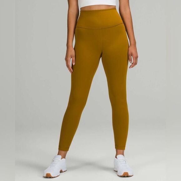 NWT Lululemon Wunder Train High-Rise Tight 25” Gold Spice - Picture 5 of 13